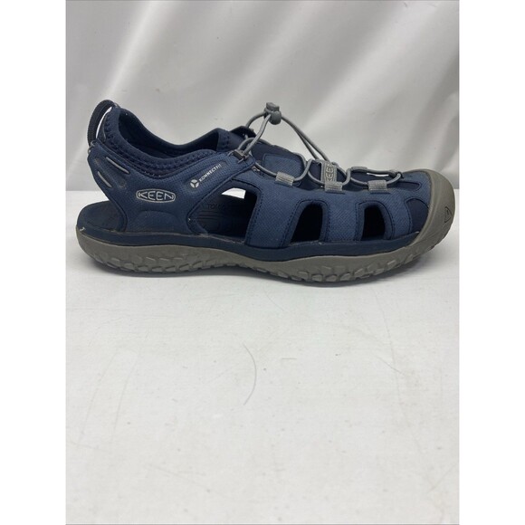 Keen Men’s SOLR Sandals Navy Blue Size 9  Closed Toe Hiking Pre-owned - Picture 4 of 15